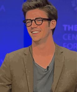 American Actor Grant Gustin Paint By Numbers