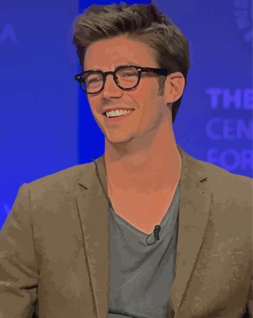 American Actor Grant Gustin Paint By Numbers