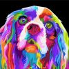 American Cocker Spaniel Pop Art Paint By Number