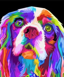 American Cocker Spaniel Pop Art Paint By Number