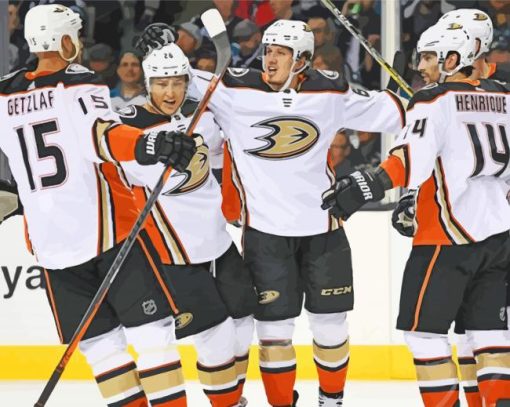 Anaheim Ducks NHL Paint By Numbers