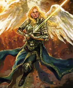 Angel Warrior Art Paint By Number