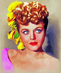 Angela Lansbury Actress Art Paint By Number