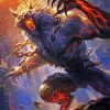 Animated Fenrir Paint By Numbers