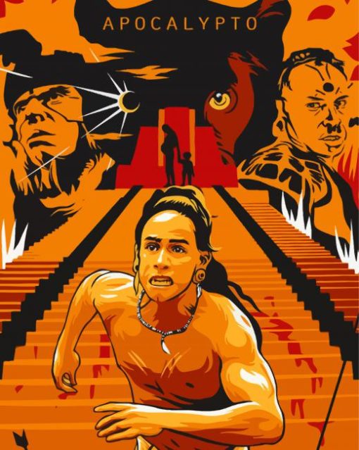 Apocalypto Movie Poster Paint By Numbers