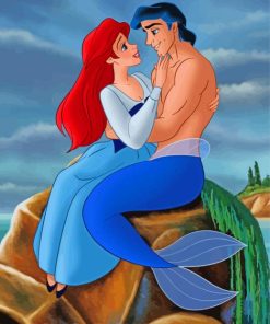 Ariel And Eric Characters Paint By Numbers