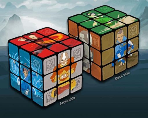 Avatar Rubiks Cubes Paint By Number