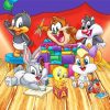 Baby Looney Tunes Cartoon Characters Paint By Number