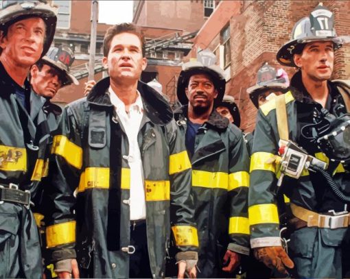 Backdraft Movie Characters Paint By Numbers