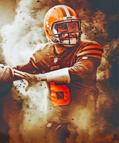 Baker Mayfield American Football Quarterback Paint By Number