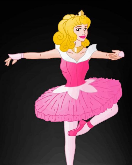 Ballet Disney Princess Paint By Numbers