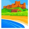 Bamburgh Poster Paint By Numbers