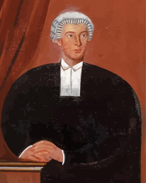 Barrister Portrait Paint By Number