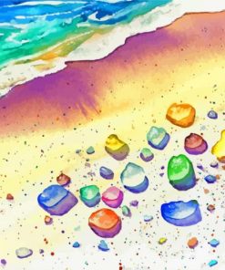 Beach Glass Art Paint By Number