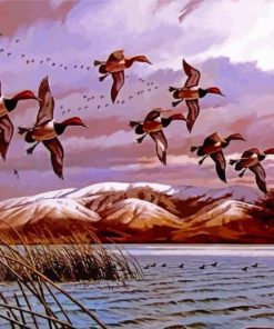 Bird Hunting Art Paint By Numbers