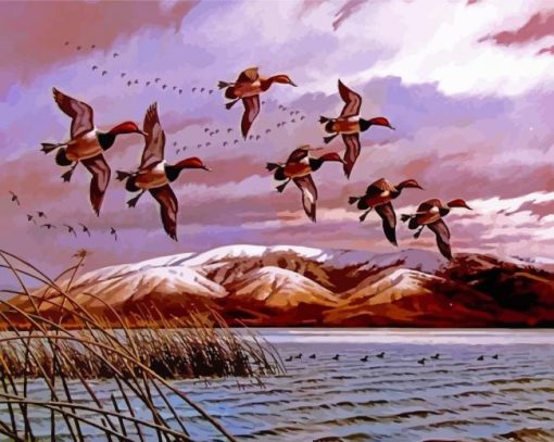 Bird Hunting Art Paint By Numbers