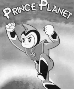 Black And White Prince Planet Paint By Number