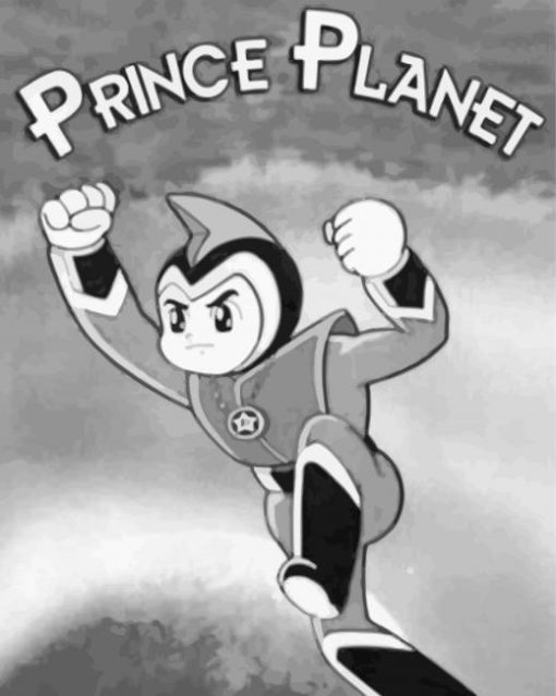 Black And White Prince Planet Paint By Number