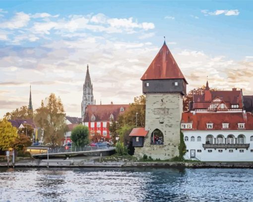 Bodensee Lake Constance Paint By Numbers