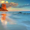 Calpe Beach At Sunset Paint By Numbers