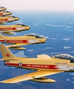 Canadian Air Force Paint By Numbers