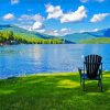 Chair By Lake Placid Paint By Numbers