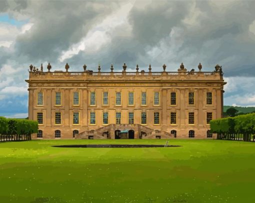 Chatsworth House Paint By Numbers