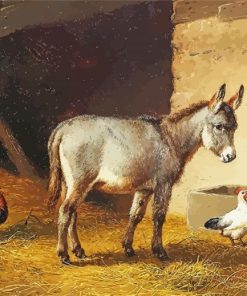 Chicken And Donkey Paint By Number