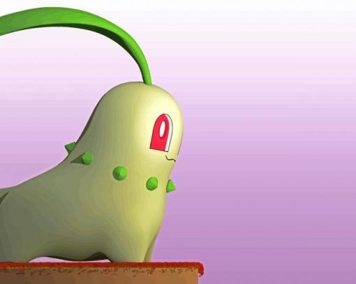 Chikorita Anime Paint By Number