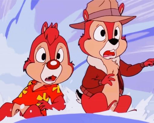 Chip N Dale Character Paint By Number