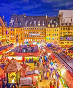 Christkindlesmarkt Nuremberg Germany Paint By Number