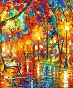 Colorful Night Leonid Paint By Number