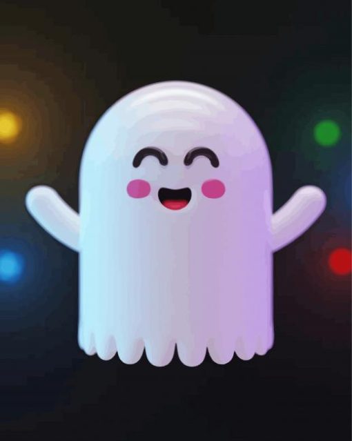 Cute Ghost Paint By Number