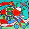 Cycles By Norval Morrisseau Paint By Number