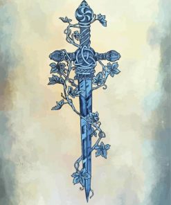 Dagger Art Paint By Numbers