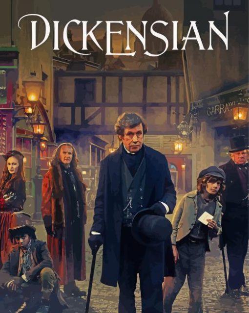 Dickensian Illustration Paint By Number