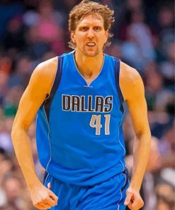 Dirk Nowitzki Paint By Numbers