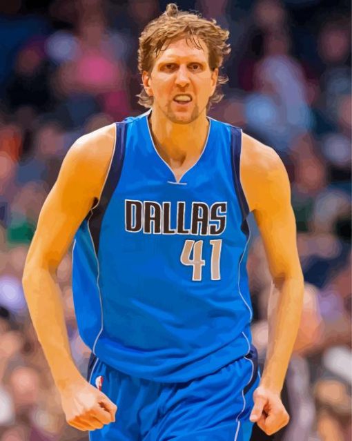 Dirk Nowitzki Paint By Numbers