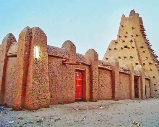 Djenne Mosque Mali Paint By Number