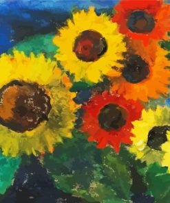 Emil Nolde Sonnenblumen Paint By Numbers