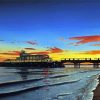 England Bournemouth Pier At Sunset Paint By Number