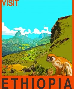 Ethiopia Poster Paint By Number