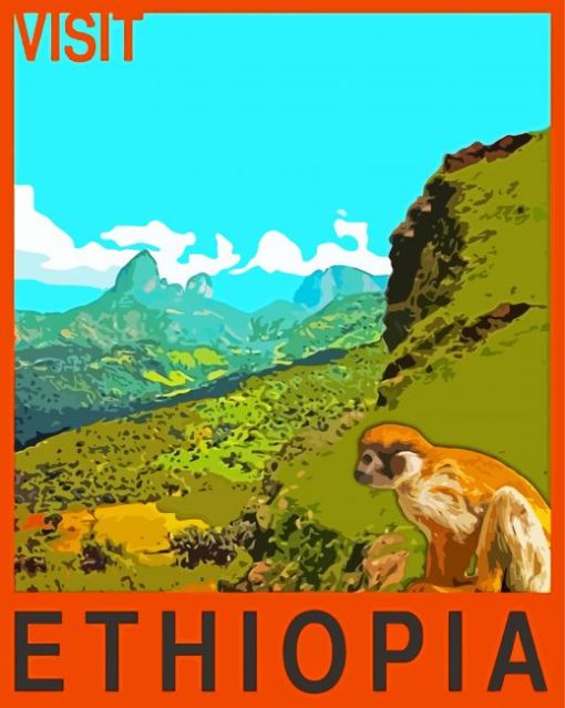 Ethiopia Poster Paint By Number