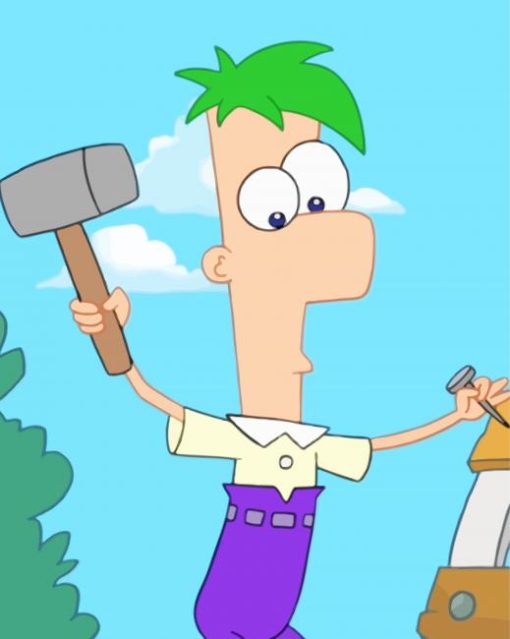 Ferb Fletcher Paint By Numbe