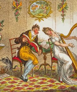 Gillray Harmony Before Matrimony Paint By Numbers