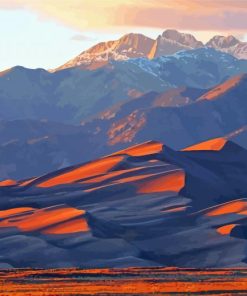 Great Sand Dunes Paint By Number