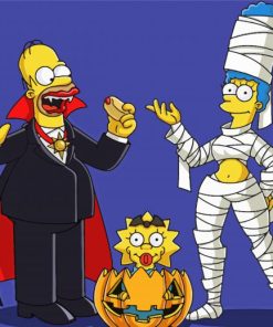 Halloween Simpson Paint By Number