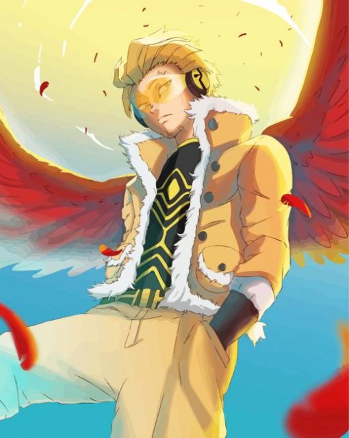 Hawks My Hero Academia Paint By Numbers