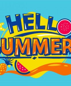 Hello Summer Paint By Numbers