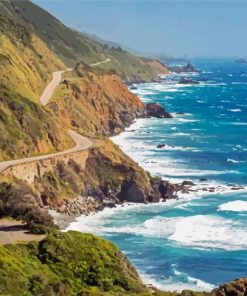 Highway 1 California Paint By Number